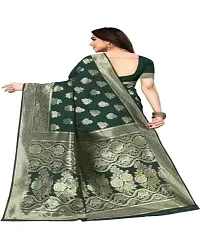 Latest Beautiful Cotton Saree with Blouse piece-thumb1