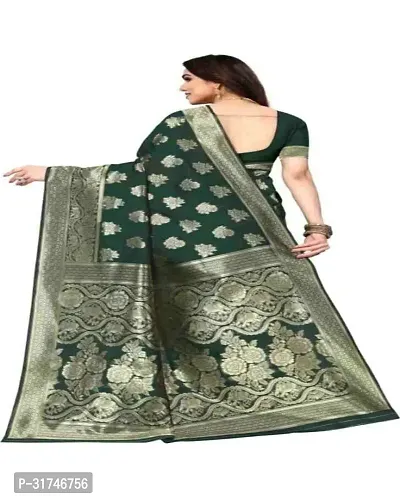 Latest Beautiful Cotton Saree with Blouse piece-thumb2