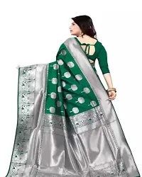 Latest Beautiful Cotton Saree with Blouse piece-thumb1