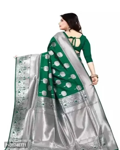 Latest Beautiful Cotton Saree with Blouse piece-thumb2