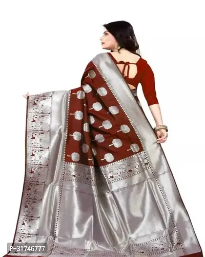 Latest Beautiful Cotton Saree with Blouse piece-thumb2