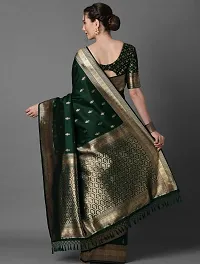 Latest Beautiful Cotton Saree with Blouse piece-thumb1