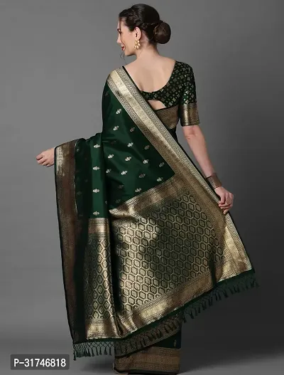 Latest Beautiful Cotton Saree with Blouse piece-thumb2