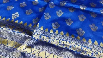 Latest Beautiful Cotton Saree with Blouse piece-thumb2