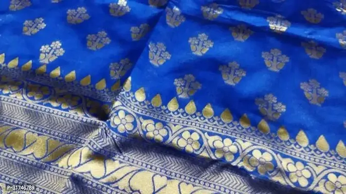 Latest Beautiful Cotton Saree with Blouse piece-thumb3