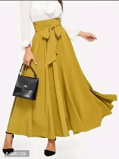 Long Length Skirt Yellow
