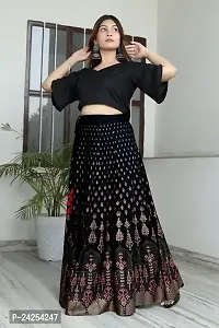 Designer  Rayon  Maxi Length Skirt For Women-thumb4