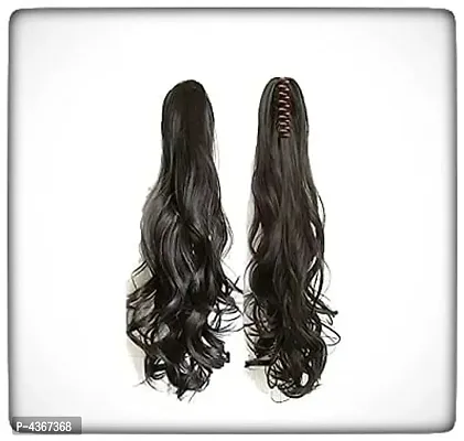 Step Cutting Casual Hair Extension in Plastic Clutcher Hair Extension  (Black)