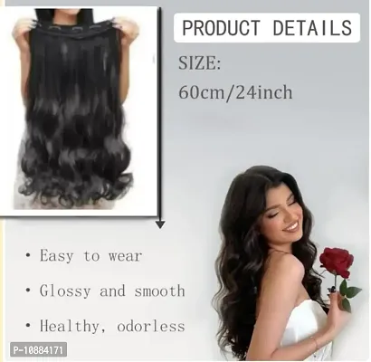 Curly Hair Extension 24 inch Pack Of 1