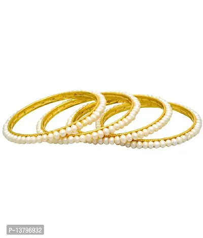 Elegant Multicoloured Oxidised Gold American Diamond Bangles/ Bracelets For Women-thumb2