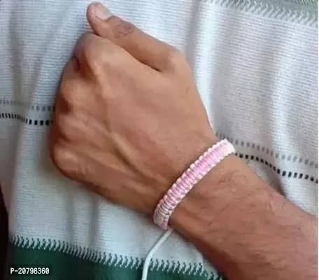 Trendy Pink Bracelet For Men