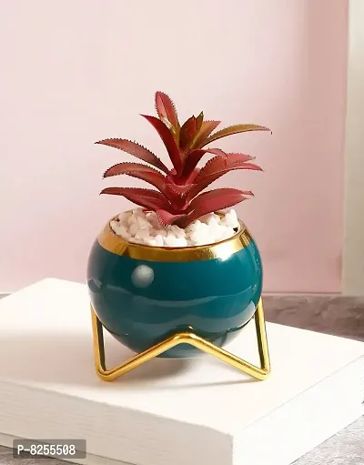 Exotic Quality Metal Planter with trigonal Stand