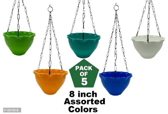 8 inch Hanging Blossom Pot (Pack of 5)