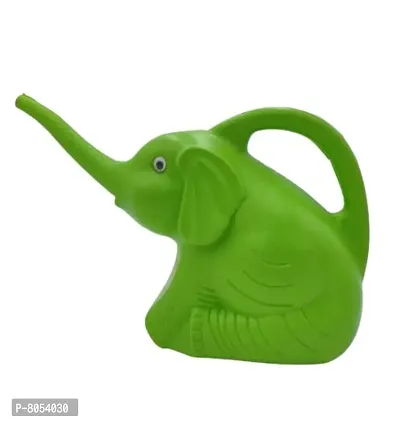 GreyFOX || Plastic Elephant Watering Can Pot Jug Home Garden Patio Lawn Gardening Tool ( Green )-thumb0