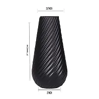 GreyFOX || 100% Virgin Plastic Omega Pot | Set of 1 Planter, (9cm x 6cm x 20cm,)-thumb2
