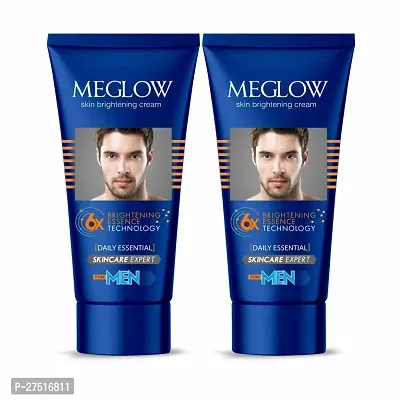 Meglow Fairness Cream for Men Pack of 2 (50g E