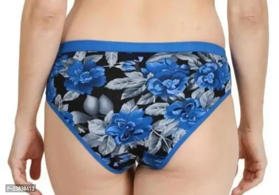 Brassy woman floral printed panty pack of 3-thumb3
