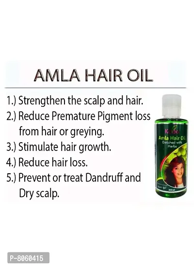 Kaipo Amla Hair Oil - Natural and Non sticky fragrant hair oil Enriched with Herbs and Amla - 400 ml ( Pack of 2 )-thumb4