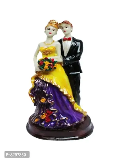 Classy Handcrafted Loving Married Couple Decorative Showpiece for Home - 22 cm