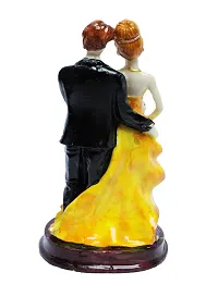 Classy Handcrafted Loving Married Couple Decorative Showpiece for Home - 22 cm-thumb2