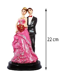 Classy Handcrafted Loving Married Couple Decorative Showpiece for Home - 22 cm-thumb1