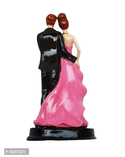 Classy Handcrafted Loving Married Couple Decorative Showpiece for Home - 22 cm-thumb3
