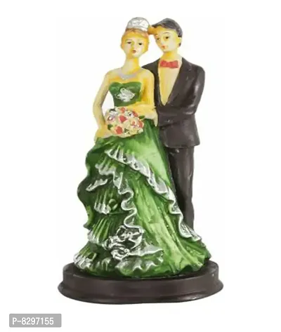 Classy Handcrafted Loving Married Couple Decorative Showpiece for Home - 22 cm-thumb3