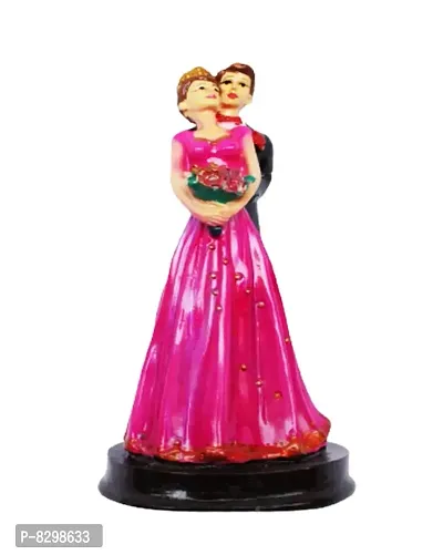 Classy Loving Married Couple Decorative Showpiece for Home - 22 cm-thumb0