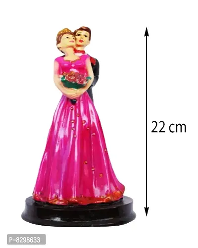 Classy Loving Married Couple Decorative Showpiece for Home - 22 cm-thumb2