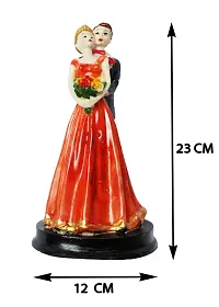 Classy Loving Married Couple Decorative Showpiece for Home - 22 cm-thumb1