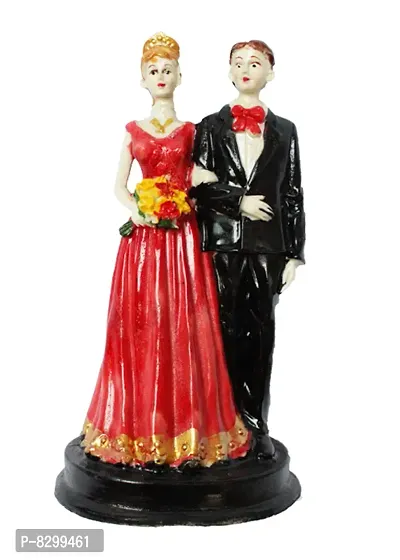 Newly Married Couple | Precious Valentine Gift for your Life Partner, Loved one, Someone Special, Girlfriend, Boyfriend, Husband, Wife | Decorative Showpiece for Home and Office Decoration - 21 cm