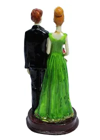 Newly Married Couple | Precious Valentine Gift for your Life Partner, Loved one, Someone Special, Girlfriend, Boyfriend, Husband, Wife | Decorative Showpiece for Home and Office Decoration - 21 cm-thumb3
