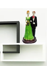 Newly Married Couple | Precious Valentine Gift for your Life Partner, Loved one, Someone Special, Girlfriend, Boyfriend, Husband, Wife | Decorative Showpiece for Home and Office Decoration - 21 cm-thumb2
