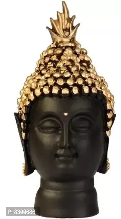 Buddha Head | For Good Luck, Positive Fortune, Success, Prosperity  Home Deacute;cor - 14 cm