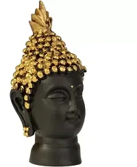 Buddha Head | For Good Luck, Positive Fortune, Success, Prosperity  Home Deacute;cor - 14 cm-thumb1