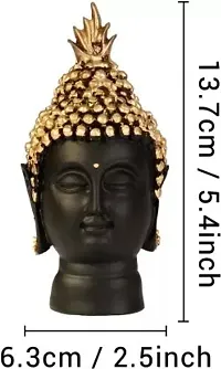 Buddha Head | For Good Luck, Positive Fortune, Success, Prosperity  Home Deacute;cor - 14 cm-thumb2