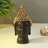 Buddha Head | For Good Luck, Positive Fortune, Success, Prosperity  Home Deacute;cor - 14 cm-thumb3
