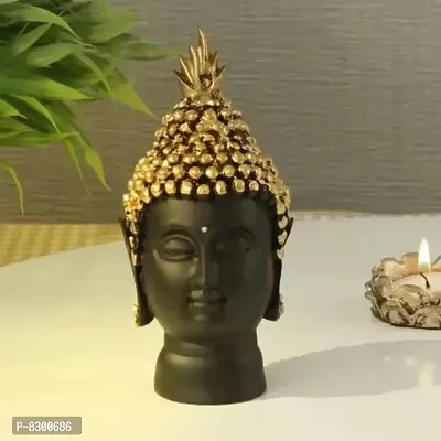Buddha Head | For Good Luck, Positive Fortune, Success, Prosperity  Home Deacute;cor - 14 cm-thumb4