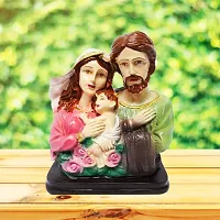 Handcrafted Jesus Holy Family | Christian holy family statue and Showpiece for home d&eacute;cor | Best Gift for Christmas and New Year | Can be used as home and office decoration - 14 cm-thumb2