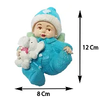 Handicraft New Born baby | Best Showpiece gift for New born baby, Kids and Children | Feng Shui showpieces for wishing Good Luck and Happiness | Can be used as Home and Office Decoration - 12 cm-thumb1