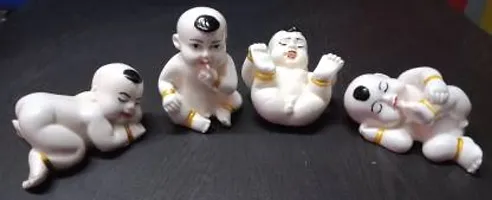 Handicraft New Born baby Set of 4 Decorative Showpiece | Best Showpiece gift for New born baby, Kids and Children | Feng Shui showpiece for Best Wishes, Good Luck and Happiness - 6 cm-thumb3