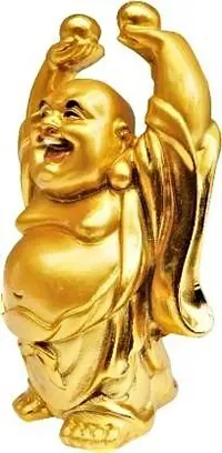 Feng Shui Laughing Buddha | Vastu Decorative Showpiece for Good Luck, Fortune, Wealth, Heath, Peace, Tranquility, Prosperity. Beautiful and Special gift item for Office Desk, Table  Home Decor-11 Cm-thumb1