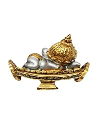 Beautiful Lord Nav Ganesha Showpiece | For Good and Best wishes | Gives Positive vibes and best option for Diwali Gift, Showpiece Decorative, Home and office Decoration - 15 cm-thumb1