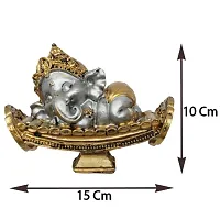 Beautiful Lord Nav Ganesha Showpiece | For Good and Best wishes | Gives Positive vibes and best option for Diwali Gift, Showpiece Decorative, Home and office Decoration - 15 cm-thumb2