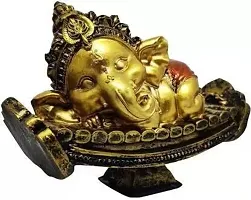 Beautiful Lord Nav Ganesha Showpiece | For Good and Best wishes | Gives Positive vibes and best option for Diwali Gift, Showpiece Decorative, Home and office Decoration - 15 cm-thumb2