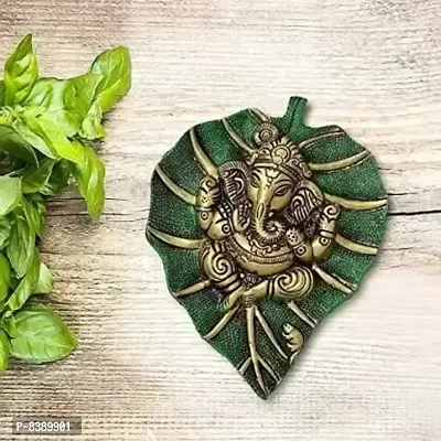 Designer Patta Ganesha Wall Hanging | Can be place on entrance for Positive vibes and Good Luck | Decorative Showpiece for office and home decoration - 14 cm-thumb4