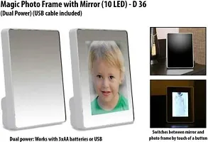 Magic Mirror Photo Frame | Best and Special Photo Frame gift for Father, Mother, husband, wife, kids | Can be used and home and office decorati-thumb4