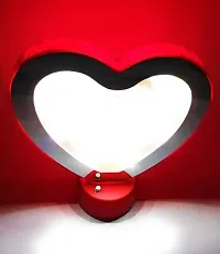 Heart Shape Magic Mirror Photo Frame | Best and Special Photo Frame gift for Valentinersquo;s day, Father, Mother, husband, wife, kids | Can be used and home and office decorati-thumb1
