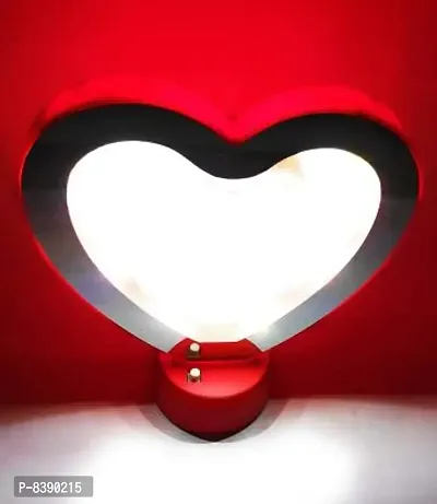 Heart Shape Magic Mirror Photo Frame | Best and Special Photo Frame gift for Valentinersquo;s day, Father, Mother, husband, wife, kids | Can be used and home and office decorati-thumb2