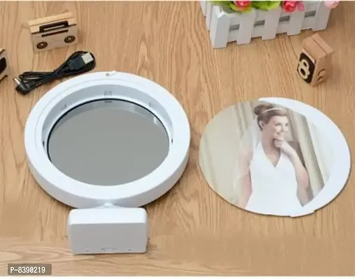 Magic Mirror Photo Frame | Best Lightening Magic Mirror Photo Frame gift for Father, Mother, husband, wife, kids | Can be used and home and office decorati ( Dia - 8 cm )-thumb4